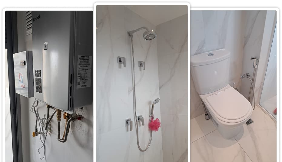 Imagem ilustrativa de serviços de instalação hidráulica e elétrica.