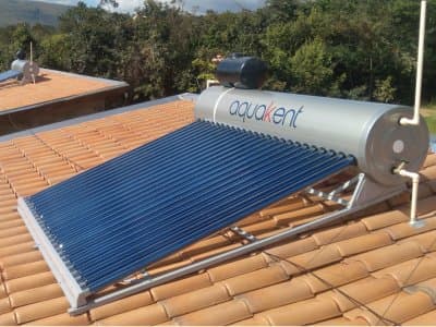 Instalação de aquecedores solares